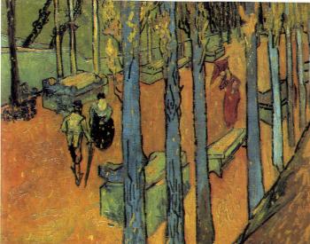 Vincent Van Gogh : The Alyscamps,Avenue at Arles